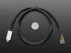 FTDI Serial TTL-232 USB Type C Cable (5V Power / 3.3V Logic) -Electronic Accessories Store ftdi serial ttl 232 usb type c cable 5v power 3 3v logic the pi hut ada4364 28610396192963