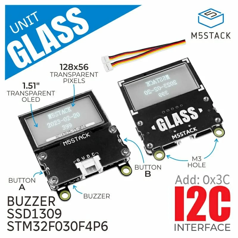 Glass Unit With 1.51" Transparent OLED 4 Glass Unit With 1.51" Transparent OLED - Image 2