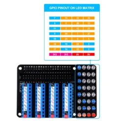 GPIO Terminal Board With LED Indicators + Aluminium Case For Pi 4 -Electronic Accessories Store gpio terminal board with led indicators aluminium case for pi 4 52pi ep 0153 40477567877315