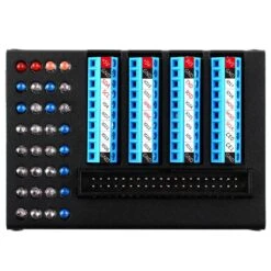 GPIO Terminal Board With LED Indicators + Aluminium Case For Pi 4 -Electronic Accessories Store gpio terminal board with led indicators aluminium case for pi 4 52pi ep 0153 40477568106691
