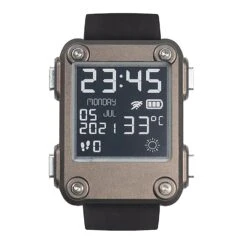 Gunmetal Almadilonium Case For Watchy