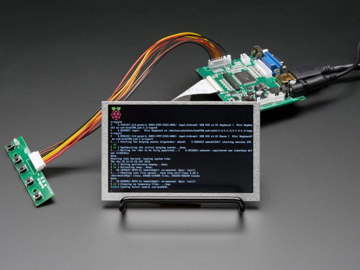 HDMI 4 Pi 5" Display Not Touchscreen 800x480 - HDMI/VGA/NTSC/PAL 4 HDMI 4 Pi 5" Display Not Touchscreen 800x480 - HDMI/VGA/NTSC/PAL - Image 2