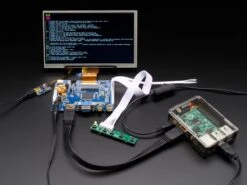 HDMI 4 Pi: 7" Display & Audio 1024x600 W/Touchscreen -Electronic Accessories Store hdmi 4 pi 7 display audio 1024x600 w touchscreen the pi hut ada2397 28610896232643