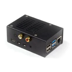 HiFiBerry DAC+/ADC Raspberry Pi 4 Steel Case V2 - Black