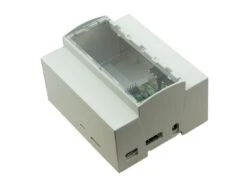 Hitaltech - Raspberry Pi 3 DIN Rail Case (6M Modulbox) -Electronic Accessories Store hitaltech raspberry pi 3 din rail case 6m modulbox hitaltech mmp 1044 7008596459582
