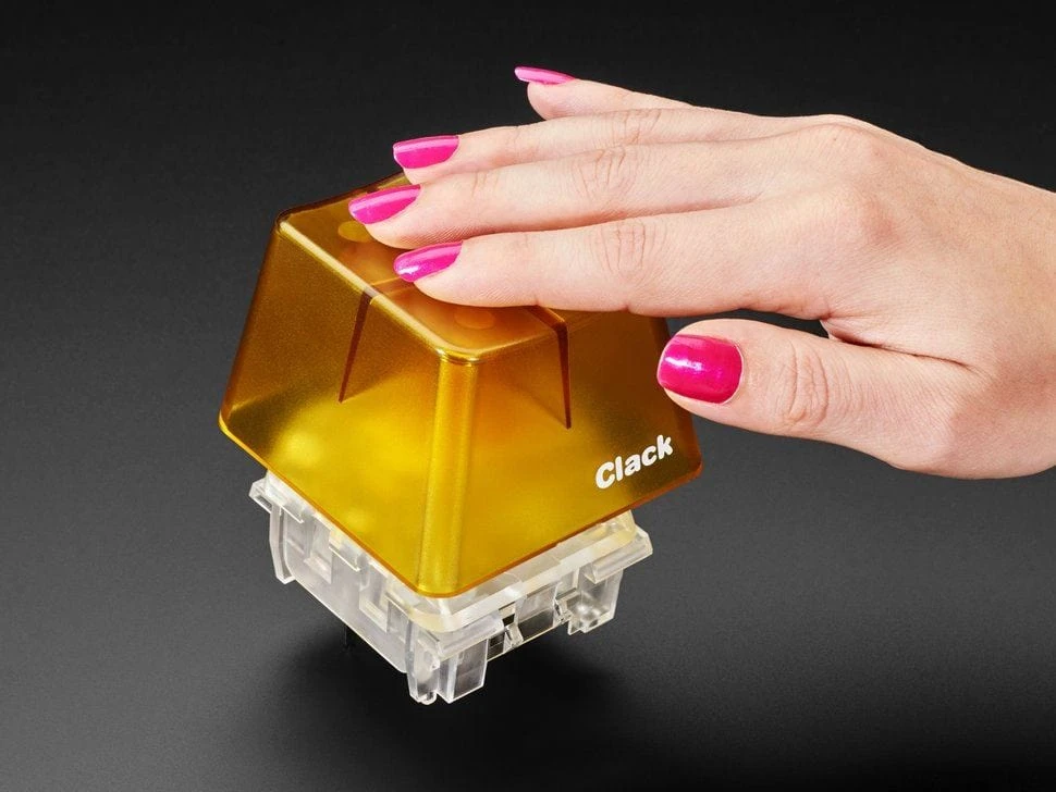 Kailh Big Mechanical Key Switch - Linear Dark Yellow - 1 Piece 3 Kailh Big Mechanical Key Switch - Linear Dark Yellow - 1 Piece