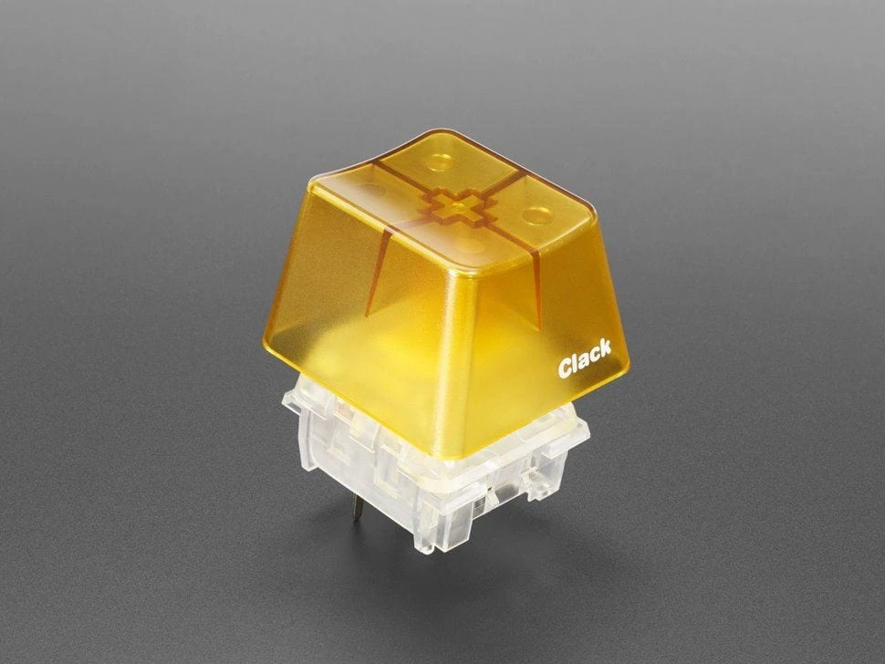 Kailh Big Mechanical Key Switch - Linear Dark Yellow - 1 Piece 4 Kailh Big Mechanical Key Switch - Linear Dark Yellow - 1 Piece - Image 2