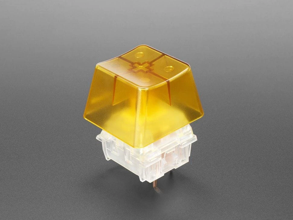 Kailh Big Mechanical Key Switch - Linear Dark Yellow - 1 Piece 5 Kailh Big Mechanical Key Switch - Linear Dark Yellow - 1 Piece - Image 3