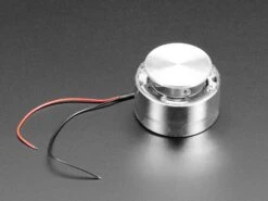 Large Surface Transducer With Wires - 4 Ohm 5 Watt