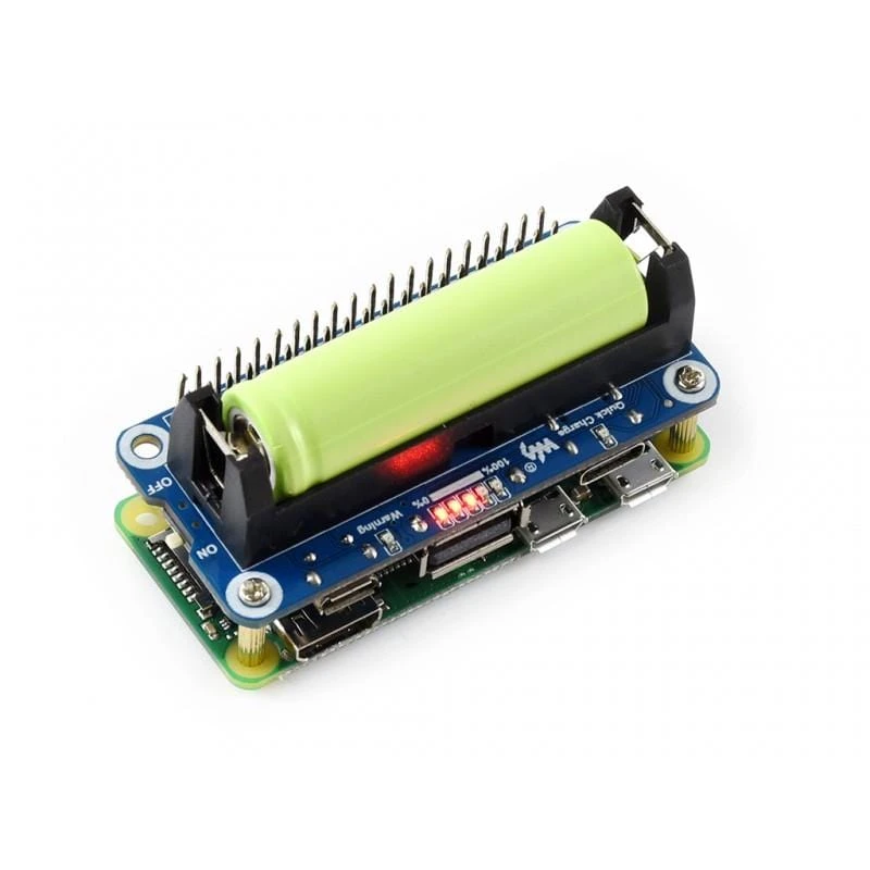 Li-ion Battery HAT For Raspberry Pi 5 Li-ion Battery HAT For Raspberry Pi - Image 3