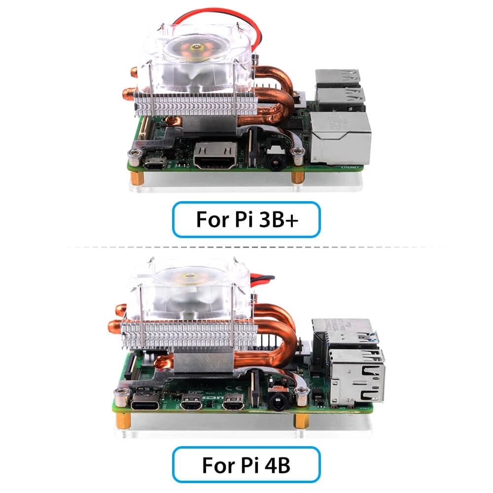 Low-Profile ICE Tower Raspberry Pi 4 Cooler 4 Low-Profile ICE Tower Raspberry Pi 4 Cooler - Image 2