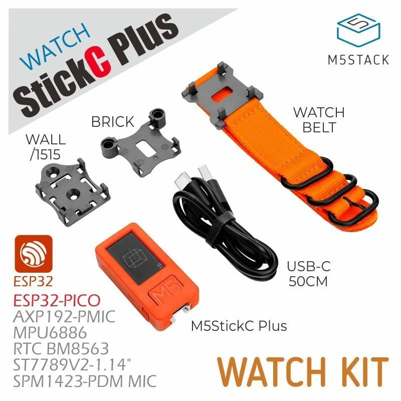 M5Stack M5StickC PLUS With Watch Accessories 4 M5Stack M5StickC PLUS With Watch Accessories - Image 2