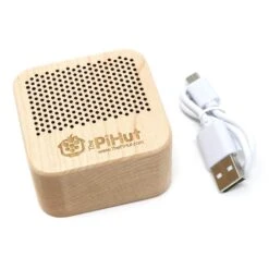 Maple Wood Mini Bluetooth Speaker For Raspberry Pi -Electronic Accessories Store maple wood mini bluetooth speaker for raspberry pi the pi hut 104786 30567756562627