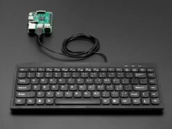 Mini Chiclet Keyboard - USB Wired - Black -Electronic Accessories Store mini chiclet keyboard usb wired black the pi hut ada1736 28610308669635