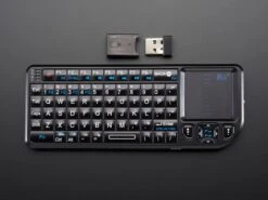 Miniature Wireless USB Keyboard With Touchpad -Electronic Accessories Store miniature wireless usb keyboard with touchpad the pi hut ada922 28610799468739