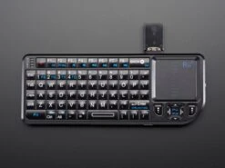 Miniature Wireless USB Keyboard With Touchpad -Electronic Accessories Store miniature wireless usb keyboard with touchpad the pi hut ada922 28610799501507