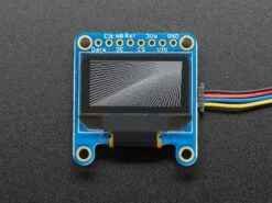 Monochrome 0.96" 128x64 OLED Graphic Display - STEMMA QT -Electronic Accessories Store monochrome 0 96 128x64 oled graphic display stemma qt adafruit ada326 28610339832003