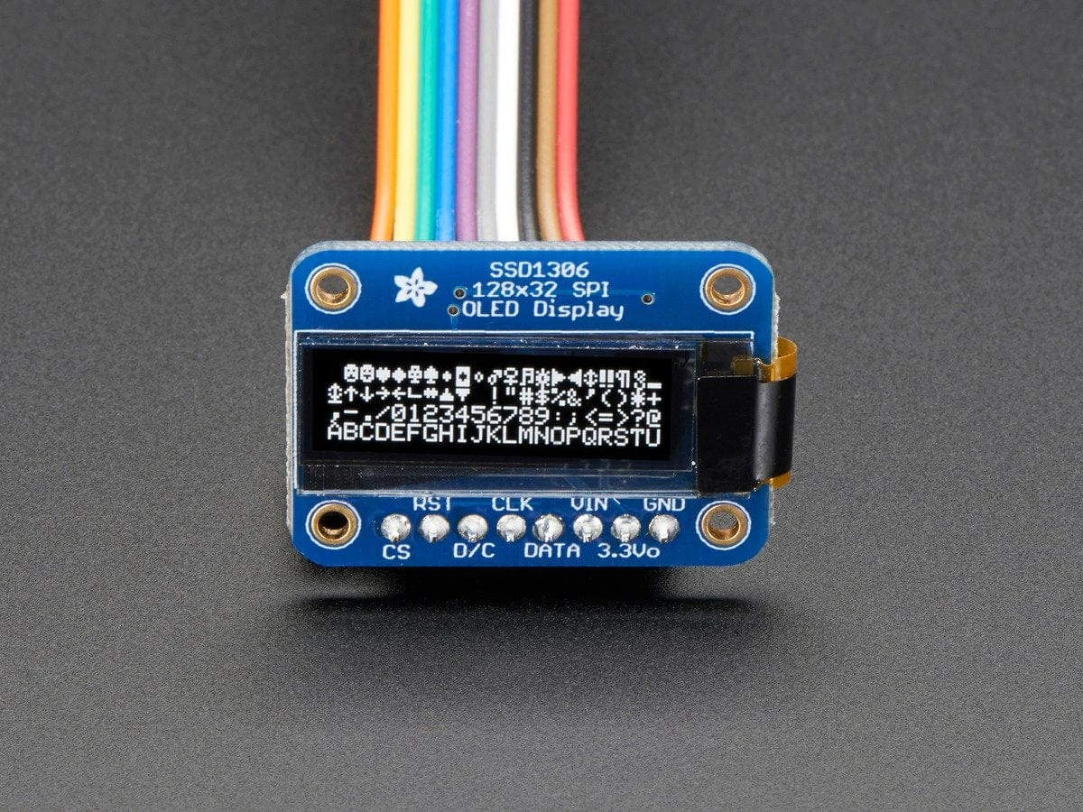 Monochrome 128x32 SPI OLED Graphic Display 3 Monochrome 128x32 SPI OLED Graphic Display