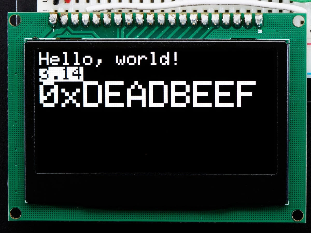 Monochrome 2.42" 128x64 OLED Graphic Display Module Kit 7 Monochrome 2.42" 128x64 OLED Graphic Display Module Kit - Image 5