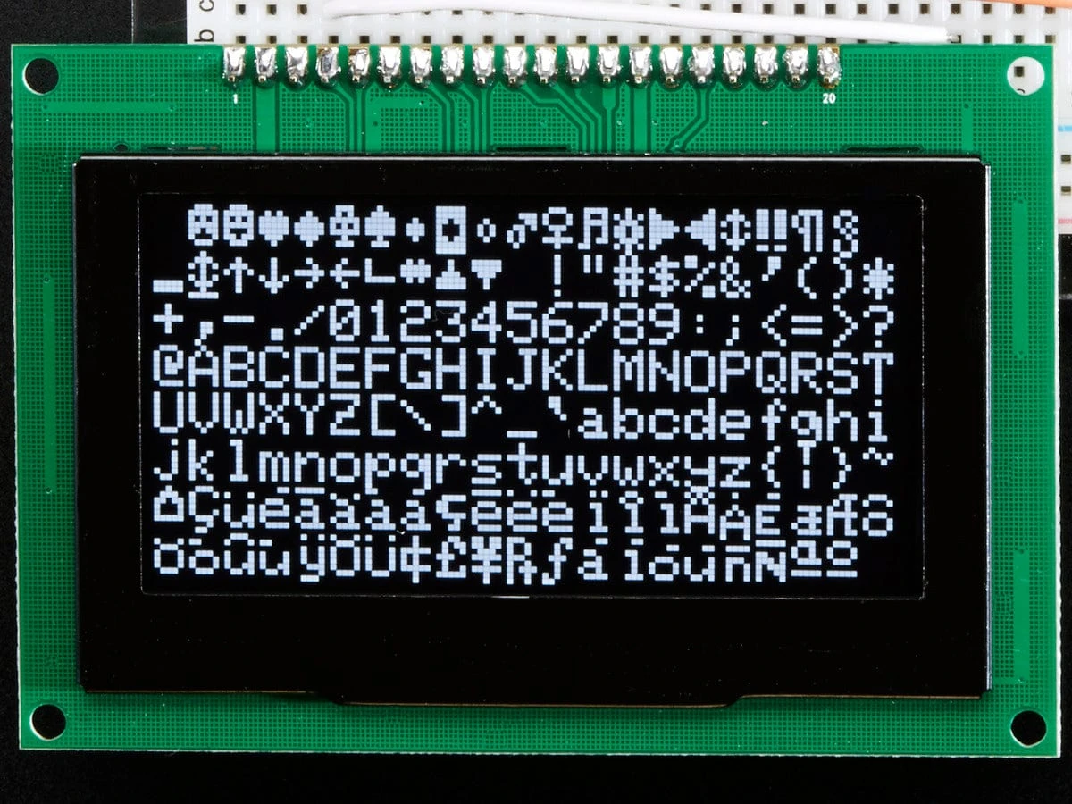 Monochrome 2.7" 128x64 OLED Graphic Display Module Kit 3 Monochrome 2.7" 128x64 OLED Graphic Display Module Kit