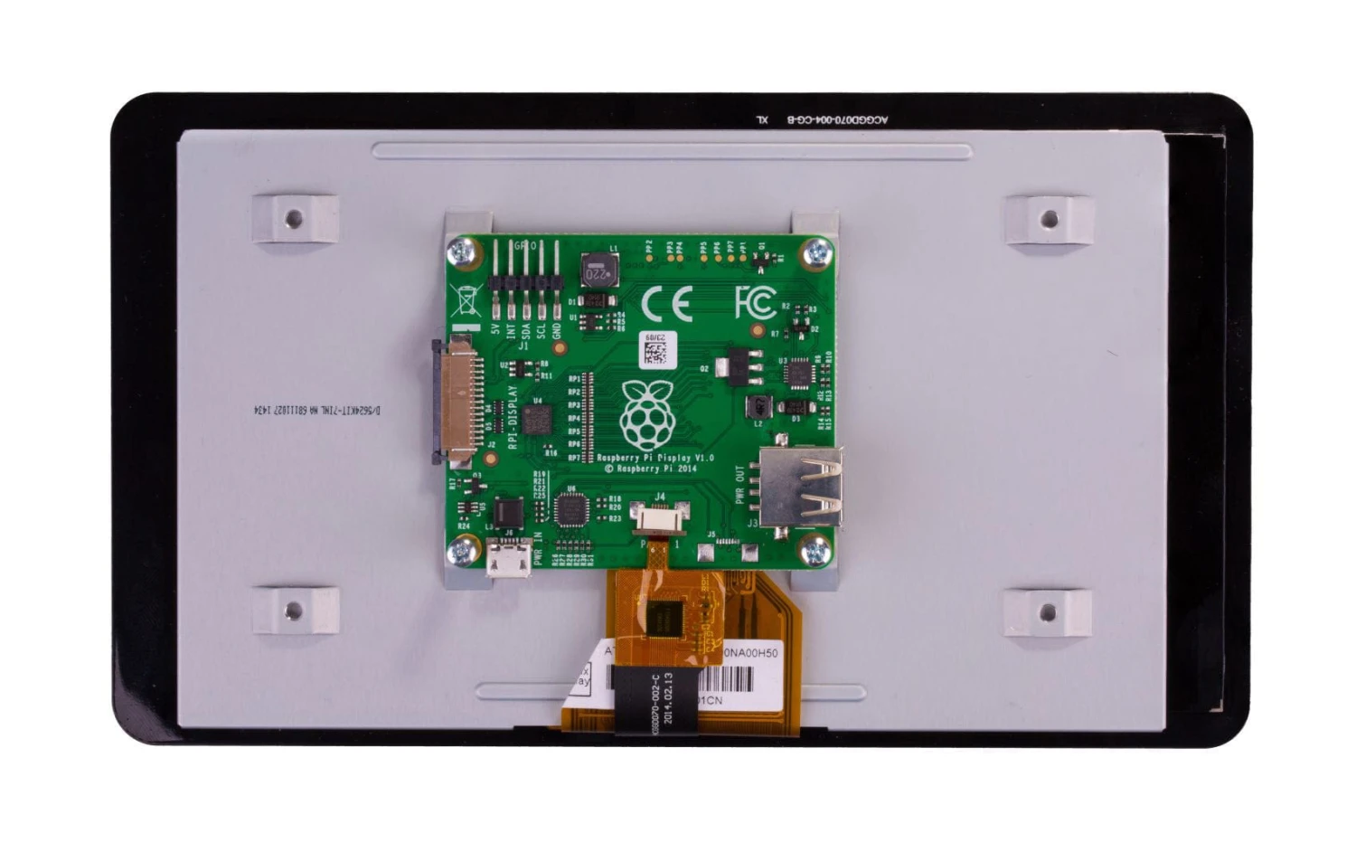 Official Raspberry Pi 7" Touchscreen Display 4 Official Raspberry Pi 7" Touchscreen Display - Image 2