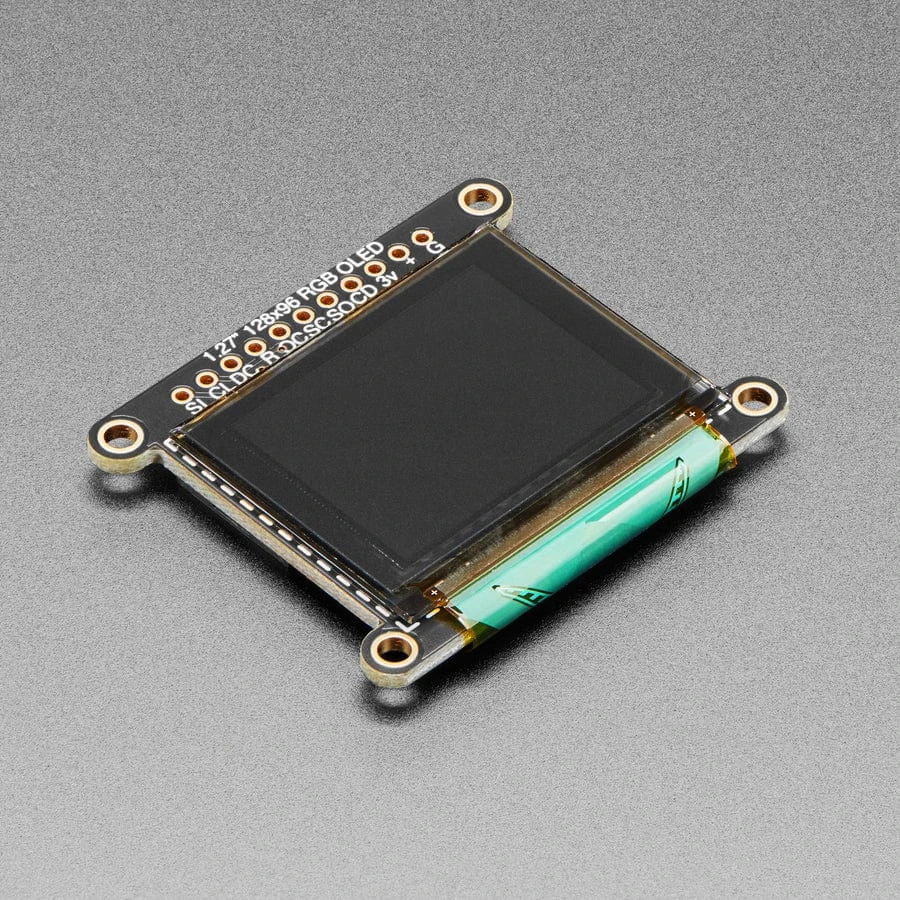 OLED Breakout Board - 16-bit Color 1.27" W/microSD Holder 3 OLED Breakout Board - 16-bit Color 1.27" W/microSD Holder