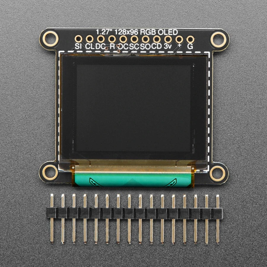 OLED Breakout Board - 16-bit Color 1.27" W/microSD Holder 4 OLED Breakout Board - 16-bit Color 1.27" W/microSD Holder - Image 2