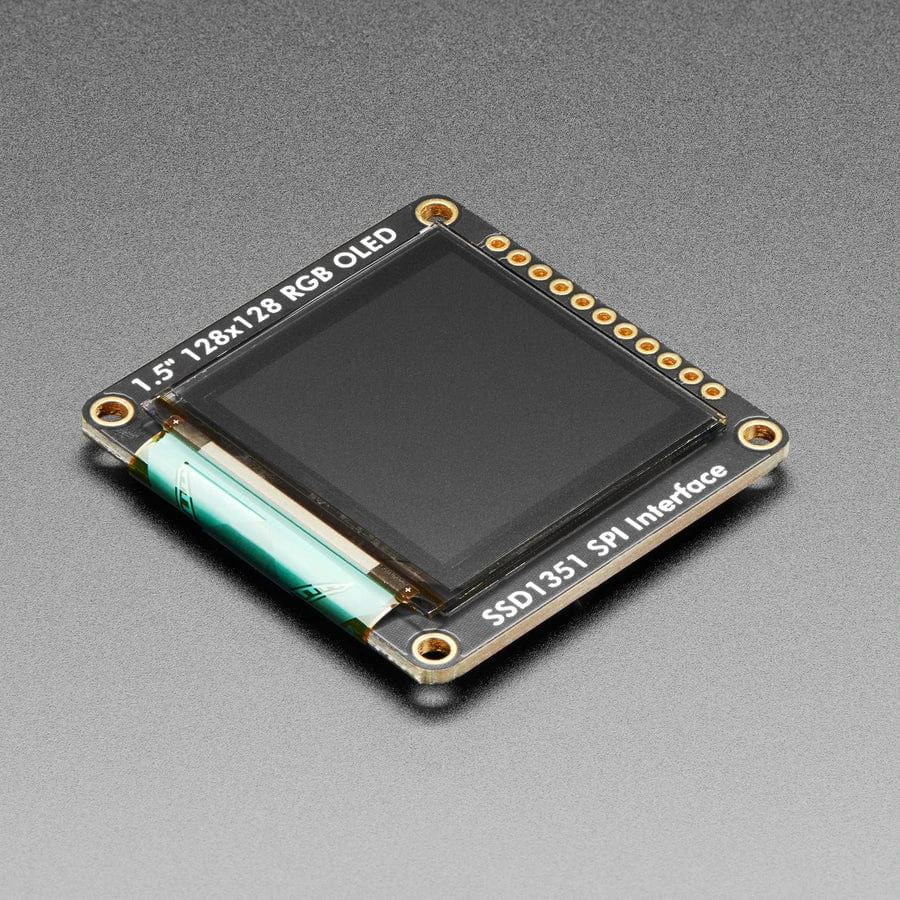 OLED Breakout Board - 16-bit Color 1.5" W/microSD Holder - EYESPI Connector 3 OLED Breakout Board - 16-bit Color 1.5" W/microSD Holder - EYESPI Connector