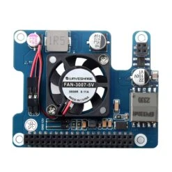 PoE HAT For Raspberry Pi 5 With Cooling Fan (5V And 12V Outputs) -Electronic Accessories Store poe hat for raspberry pi 5 with cooling fan the pi hut wav 26399 41410155708611