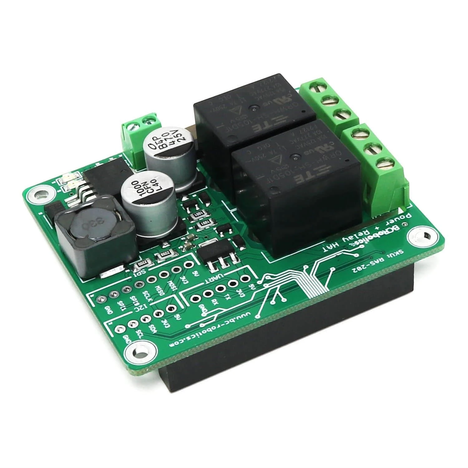 Power + Relay HAT For Raspberry Pi 5 Power + Relay HAT For Raspberry Pi - Image 3