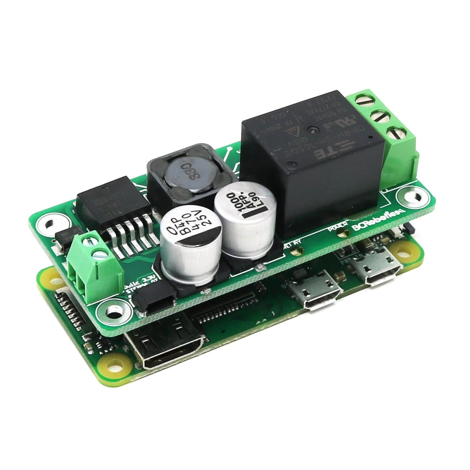 Power + Relay HAT For Raspberry Pi Zero 6 Power + Relay HAT For Raspberry Pi Zero - Image 4