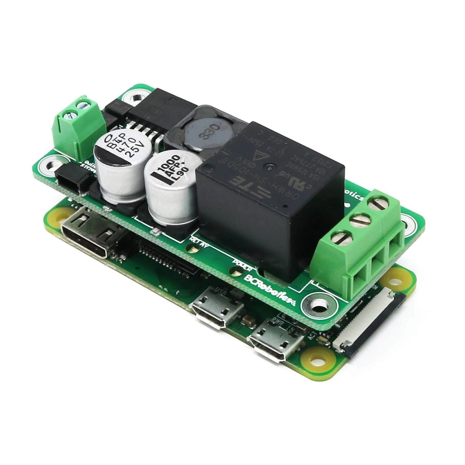 Power + Relay HAT For Raspberry Pi Zero 8 Power + Relay HAT For Raspberry Pi Zero - Image 6