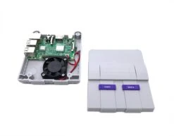 Raspberry Pi 3 "SNES" Case With Cooling Fan -Electronic Accessories Store raspberry pi 3 snes case with cooling fan modmypi mmp 1121 7008715309118