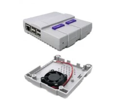 Raspberry Pi 3 "SNES" Case With Cooling Fan -Electronic Accessories Store raspberry pi 3 snes case with cooling fan modmypi mmp 1121 7008715341886