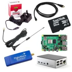 Raspberry Pi 4 PiAware Aircraft Tracking Kit