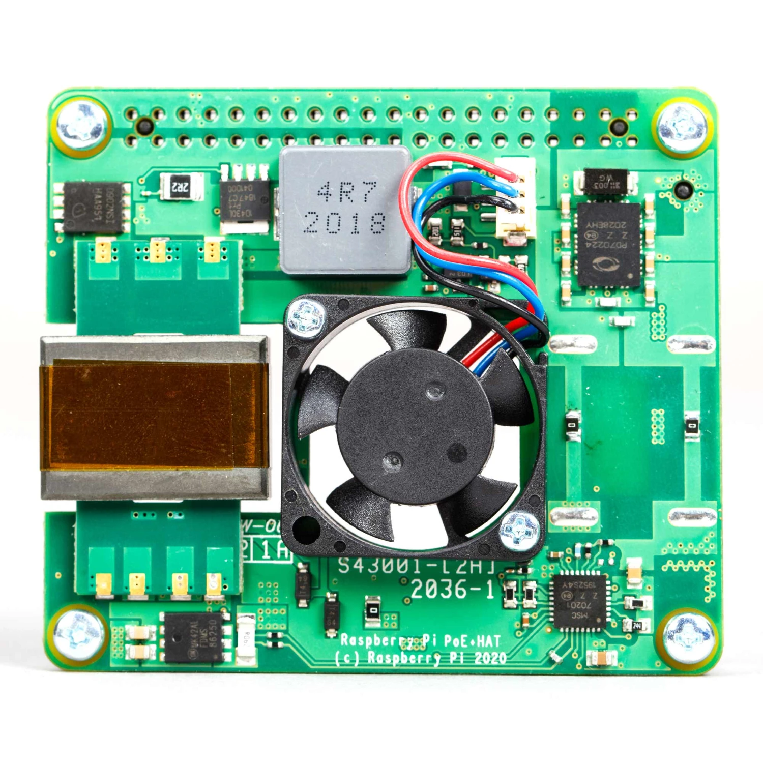 Raspberry Pi PoE+ HAT 3 Raspberry Pi PoE+ HAT