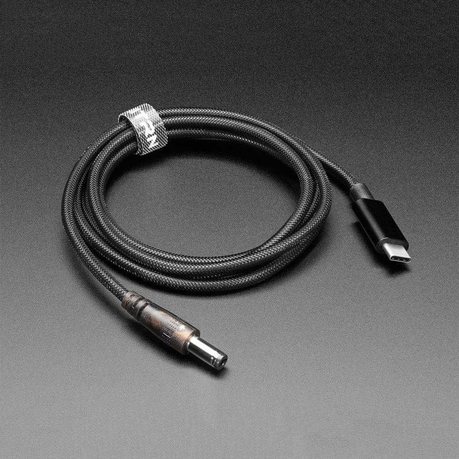 Re-programmable USB Type-C PD To 2.1/5.5mm Barrel Jack Cable 3 Re-programmable USB Type-C PD To 2.1/5.5mm Barrel Jack Cable