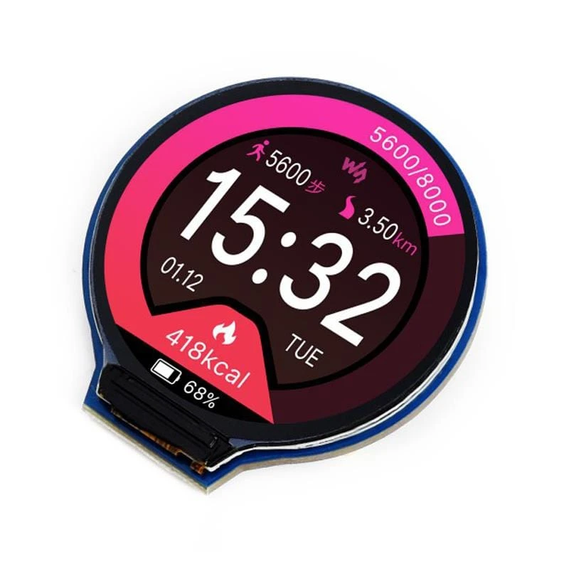 Round 1.28" LCD Display Module (240x240 IPS 65K RGB) 3 Round 1.28" LCD Display Module (240x240 IPS 65K RGB)