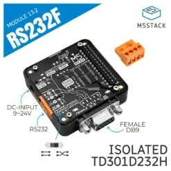 RS232 Module 13.2 With DB9 Female Connector -Electronic Accessories Store rs232 module 13 2 with db9 female connector m5stack m130 40554667245763