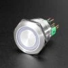 Rugged Metal Pushbutton - 22mm 6V RGB Momentary 2 Rugged Metal Pushbutton - 22mm 6V RGB Momentary -Electronic Accessories Store rugged metal pushbutton 22mm 6v rgb momentary the pi hut 104471 28610320957635