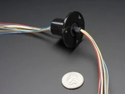 Slip Ring With Flange - 22mm Diameter, 12 Wires, Max 240V @ 2A 7 Slip Ring With Flange - 22mm Diameter, 12 Wires, Max 240V @ 2A -Electronic Accessories Store slip ring with flange 22mm diameter 12 wires max 240v 2a the pi hut 102782 13718470754366