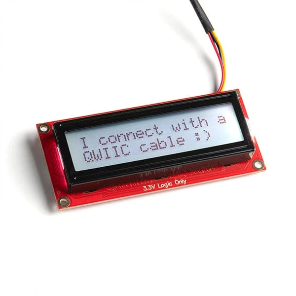 SparkFun 16x2 SerLCD - RGB Backlight (Qwiic) 4 SparkFun 16x2 SerLCD - RGB Backlight (Qwiic) - Image 2