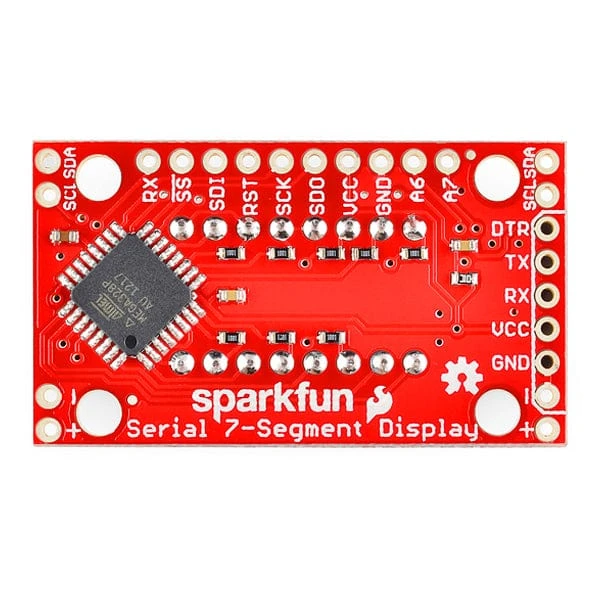 SparkFun 7-Segment Serial Display - Red 4 SparkFun 7-Segment Serial Display - Red - Image 2