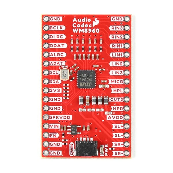 SparkFun Audio Codec Breakout - WM8960 (Qwiic) 5 SparkFun Audio Codec Breakout - WM8960 (Qwiic) - Image 3