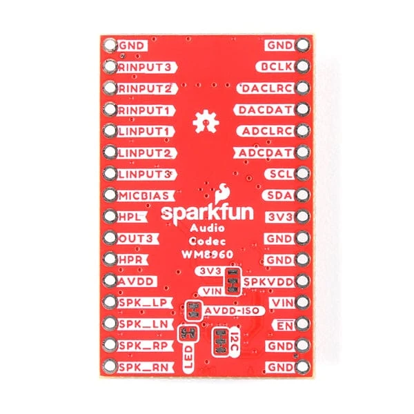 SparkFun Audio Codec Breakout - WM8960 (Qwiic) 4 SparkFun Audio Codec Breakout - WM8960 (Qwiic) - Image 2