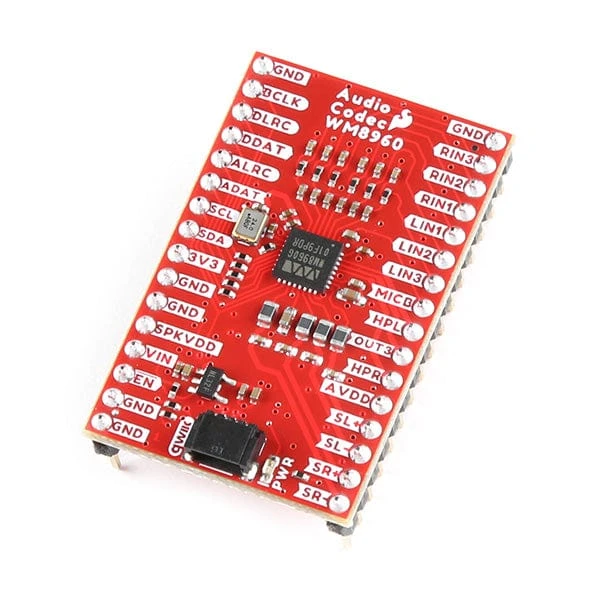 SparkFun Audio Codec Breakout - WM8960 With Headers 3 SparkFun Audio Codec Breakout - WM8960 With Headers