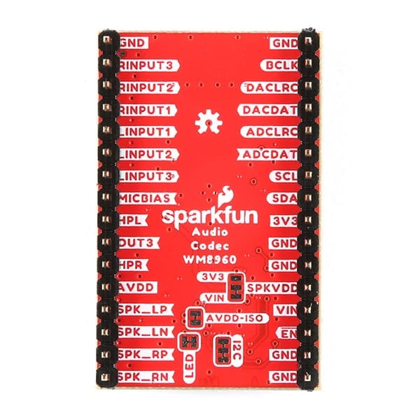 SparkFun Audio Codec Breakout - WM8960 With Headers 4 SparkFun Audio Codec Breakout - WM8960 With Headers - Image 2