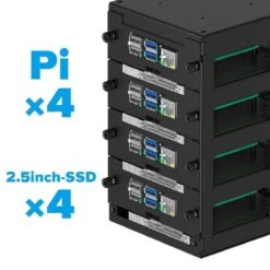 SSD Cluster Case For Raspberry Pi 11 SSD Cluster Case For Raspberry Pi -Electronic Accessories Store ssd cluster case for raspberry pi uctronics u6244 31782319947971