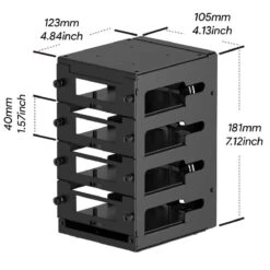 SSD Cluster Case For Raspberry Pi 13 SSD Cluster Case For Raspberry Pi -Electronic Accessories Store ssd cluster case for raspberry pi uctronics u6244 31782322798787