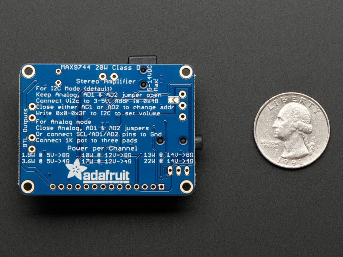 Stereo 20W Class D Audio Amplifier - MAX9744 5 Stereo 20W Class D Audio Amplifier - MAX9744 - Image 3
